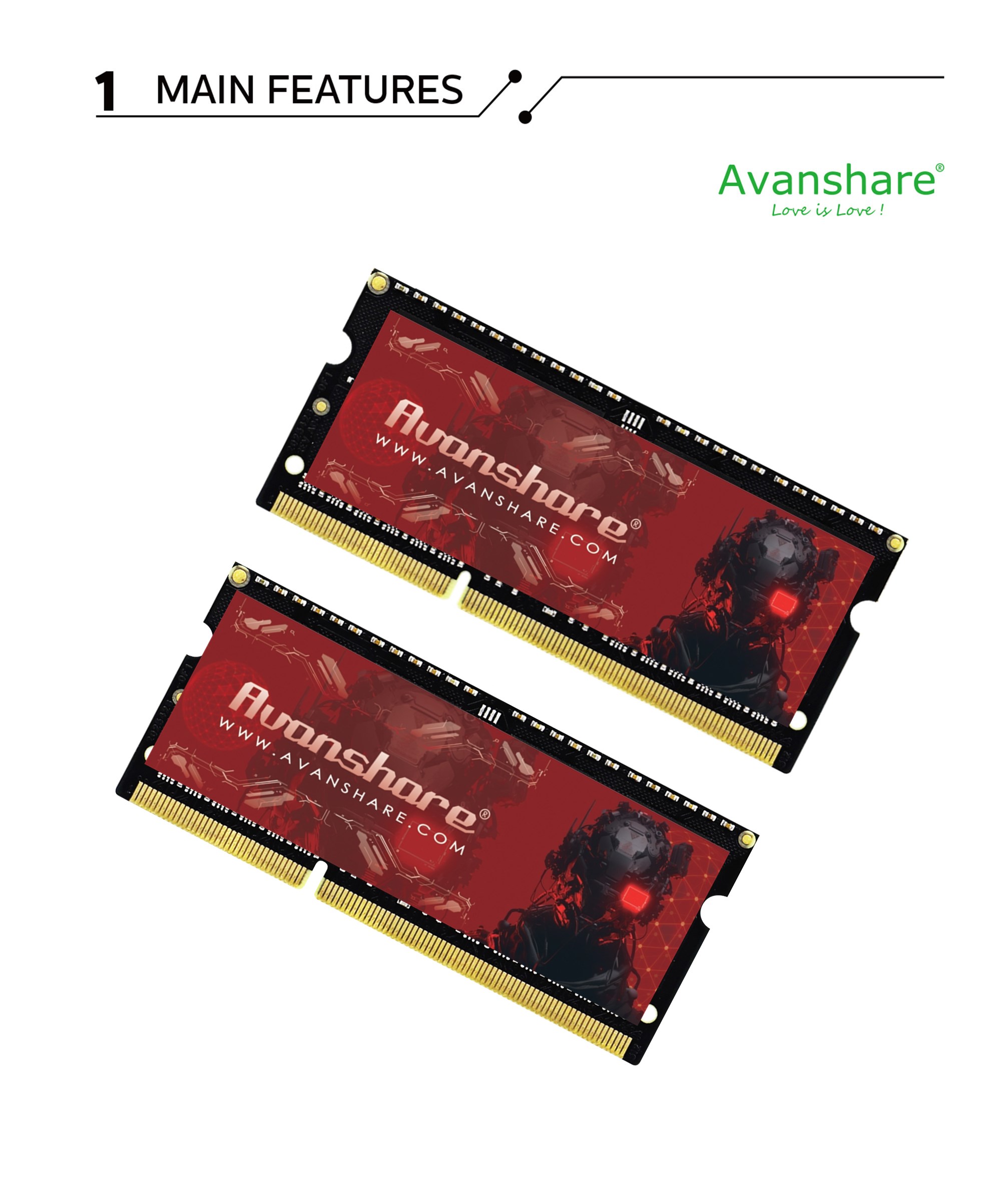 Ddr5 Sodimm - Avanshare Ram Memory DDR5 DDR4 DDR3