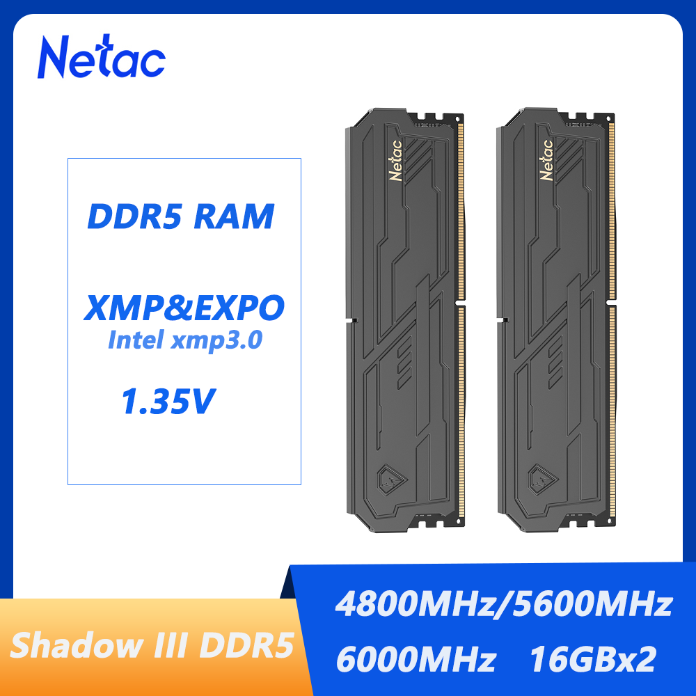 Netac DDR5 Ram Shadow III 4800 - Ddr5 16Gb 6000Mhz review and price