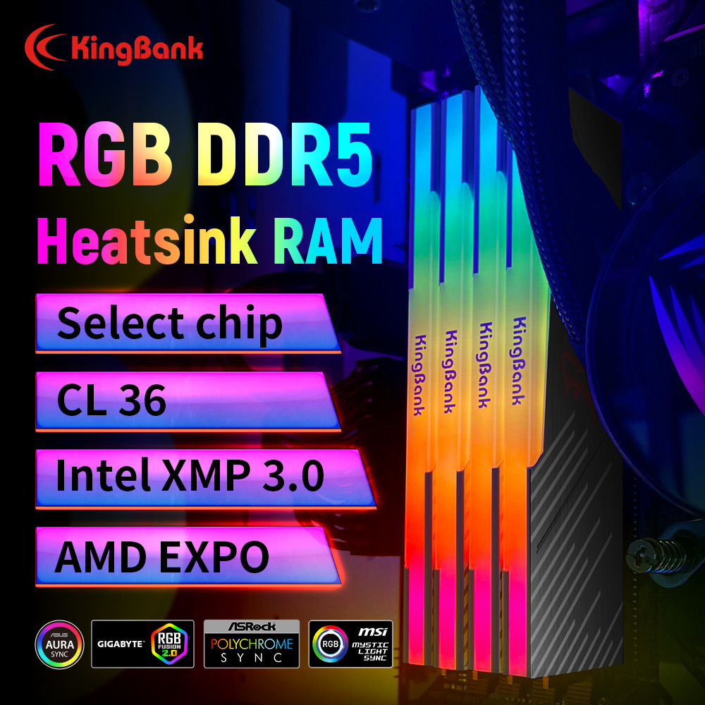 KingBank KRRB DDR5 RGB 16GB /1 - Ddr5 64Gb review and price